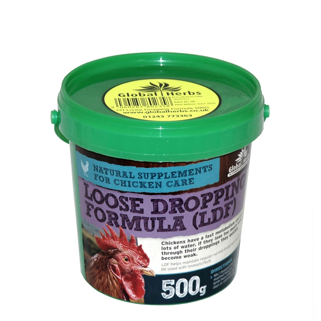 Global Herbs Loose Dropping Formula For Hens 500g