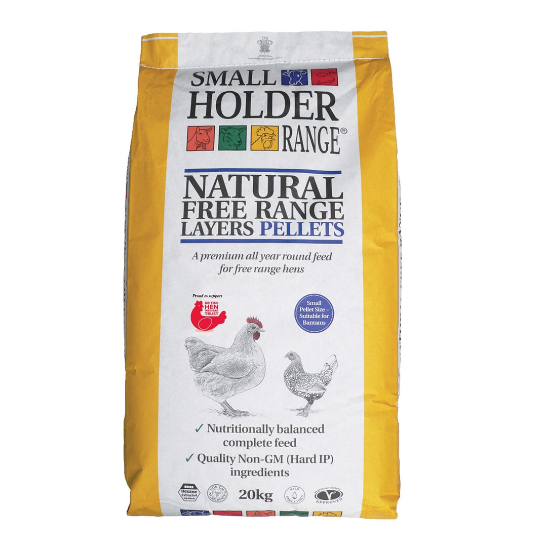 Allen & Page Small Holder Range Natural Free Range Layers Pellets 20kg