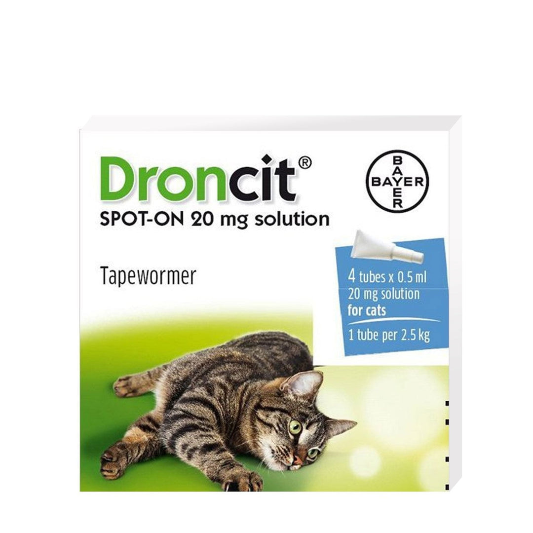 Droncit Spot On Wormer for Cats Wormer