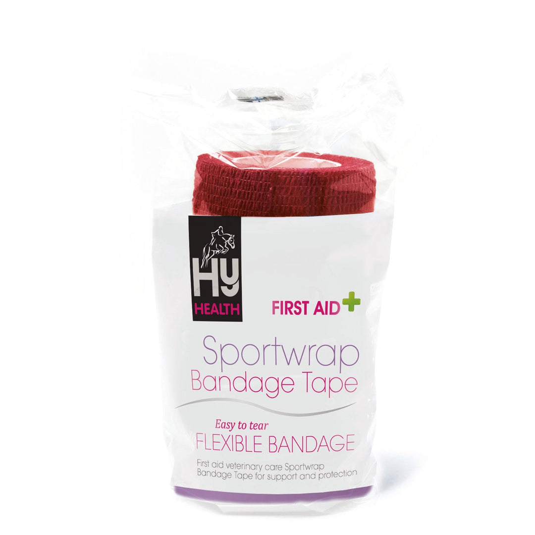 The HyHealth Sportwrap Bandage in Red#Red