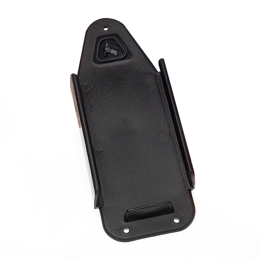 The Lincoln Black Plastic Salt Lick Holder in Black#Black