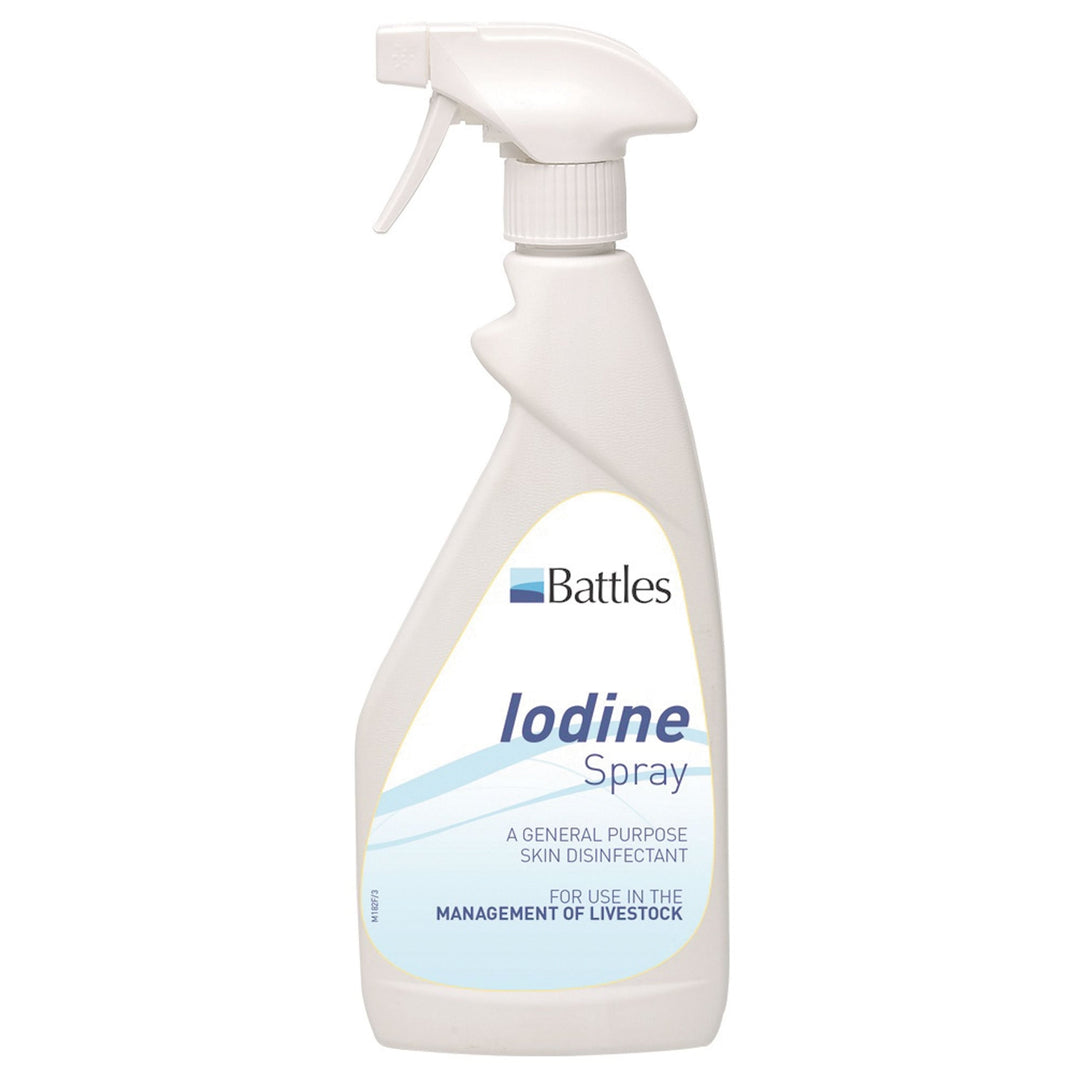 Battles Iodine Skin Disinfectant Spray 500ml