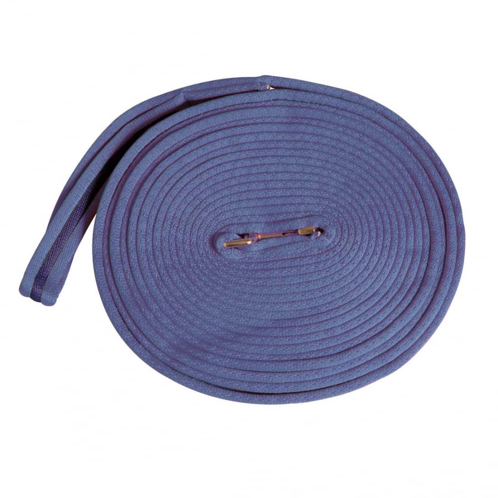 The Kincade 2 Tone Padded Lunge Rein 8m in Purple#Purple