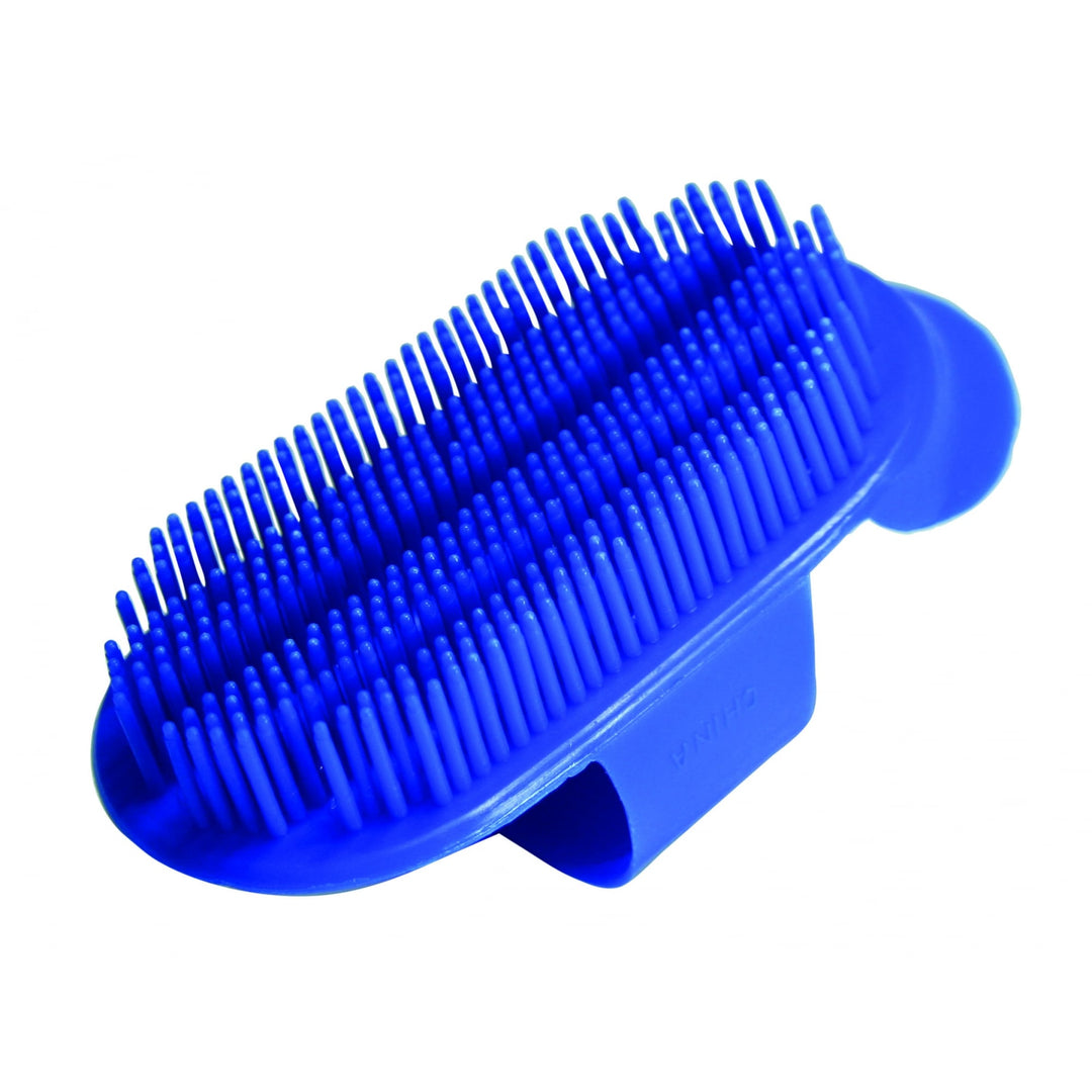 The Roma Plastic Curry Comb in Black#Black