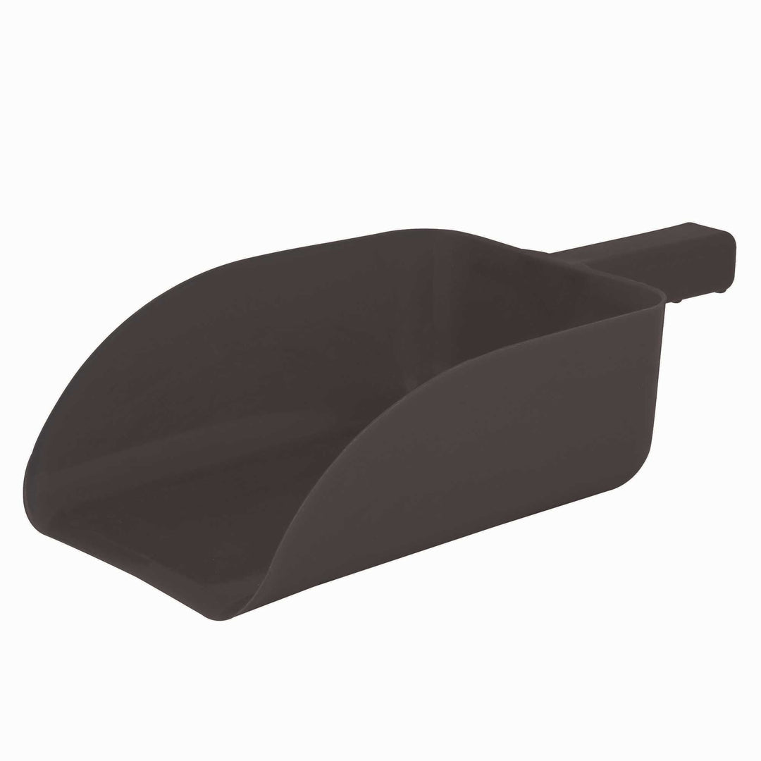 The Roma Plastic Feed Scoop in Black#Black