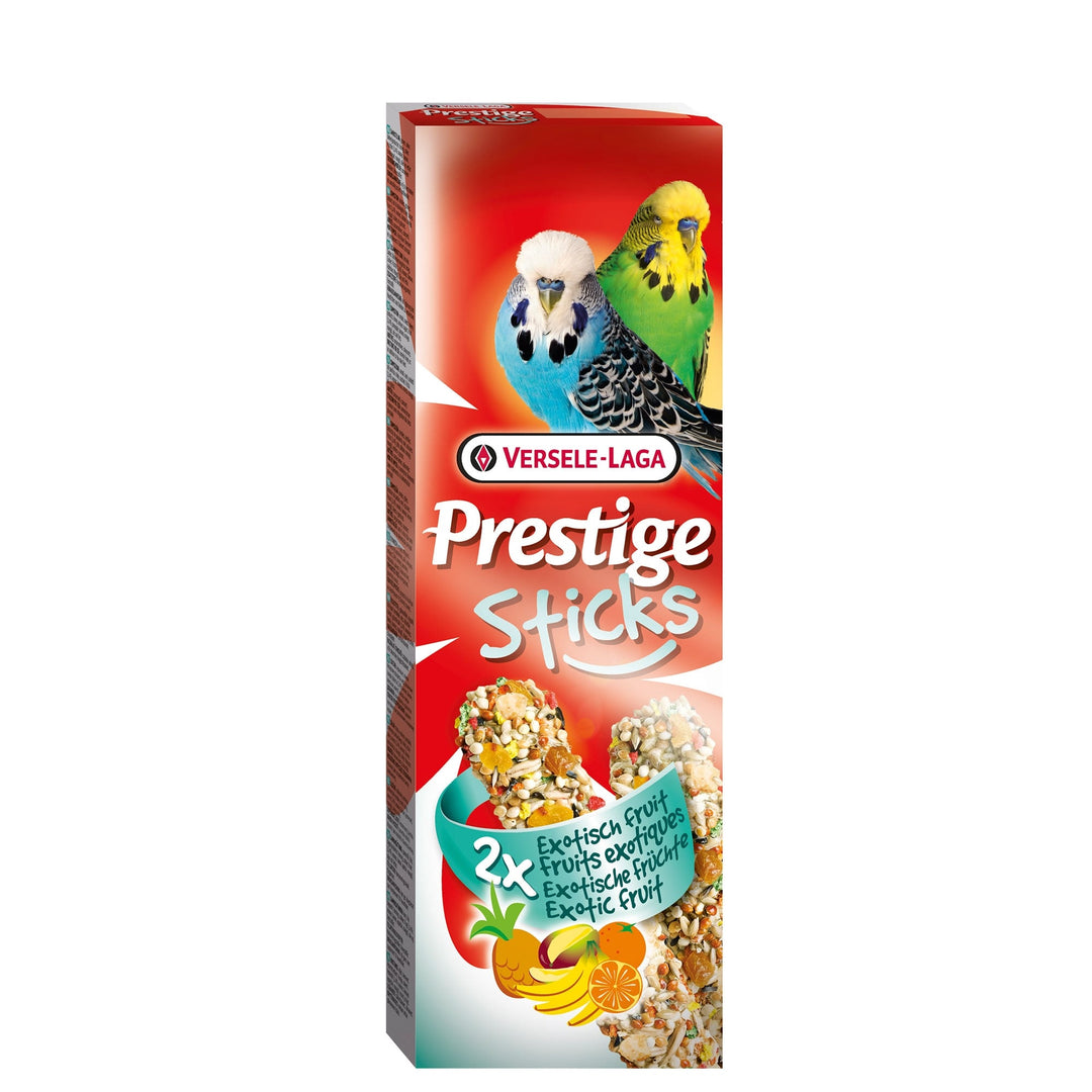 Versele-Laga Prestige Sticks Treats for Budgies with Exotic Fruit 60g