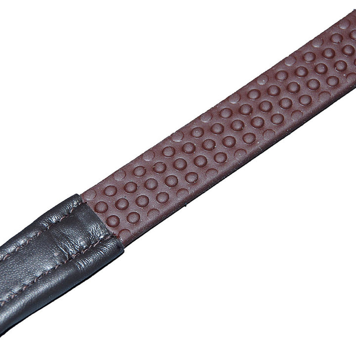 The Ascot Bio Grip Reins in Brown#Brown