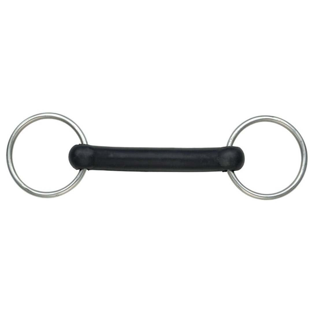 Shires Flexible Rubber Mouth Snaffle 4.5 inch