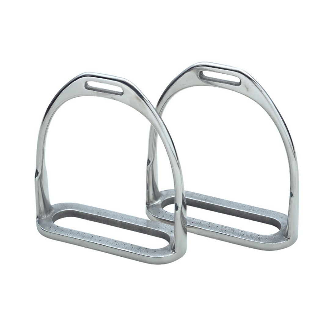 The Shires Hunting Stirrup Irons in Silver#Silver