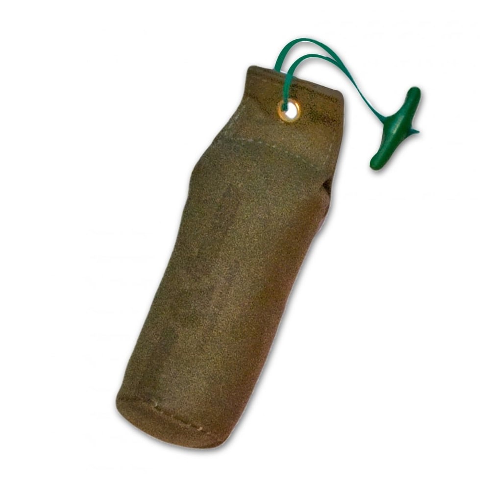 The 0.5lb Canvas Dog Training Dummy Flinger in Dark Green#Dark Green