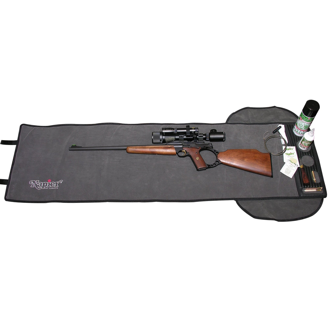The Napier Universal Gun Cleaning Mat in Grey#Grey