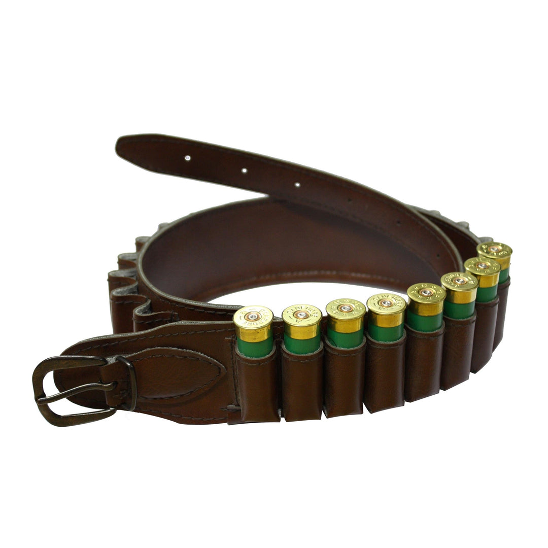 The Bisley Basic Cartridge Belt 12G in Brown#Brown