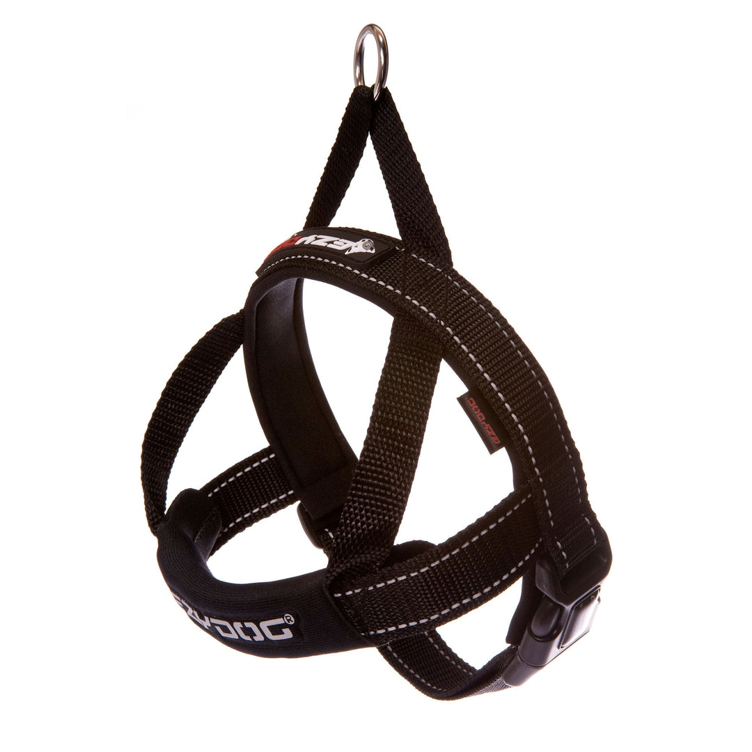 The Ezydog Quick Fit Harness for Dogs in Black#Black