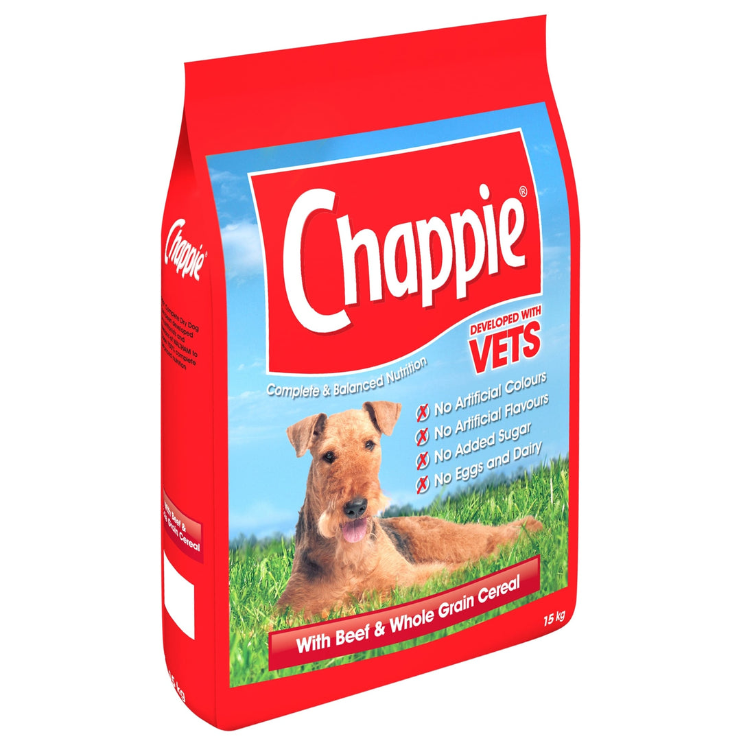 Chappie Dry Dog Food with Beef & Cereals 3kg