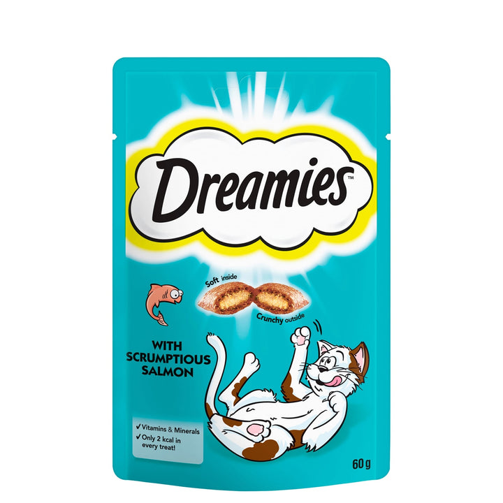 Dreamies Cat Treats with Salmon 60g