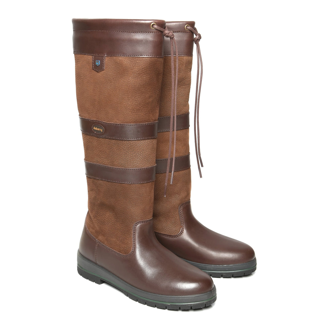 The Dubarry Galway Country Slim Fit Boots in Dark Brown#Dark Brown