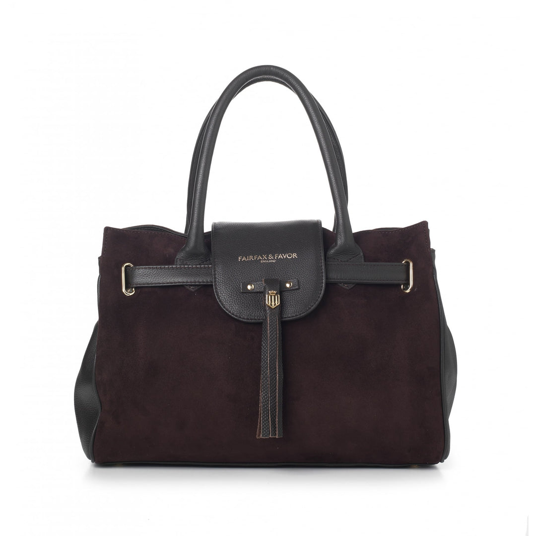 Fairfax & Favor Ladies Windsor Suede Handbag