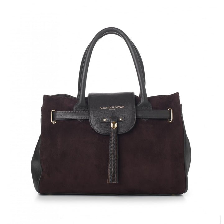 Fairfax & Favor Ladies Windsor Suede Handbag