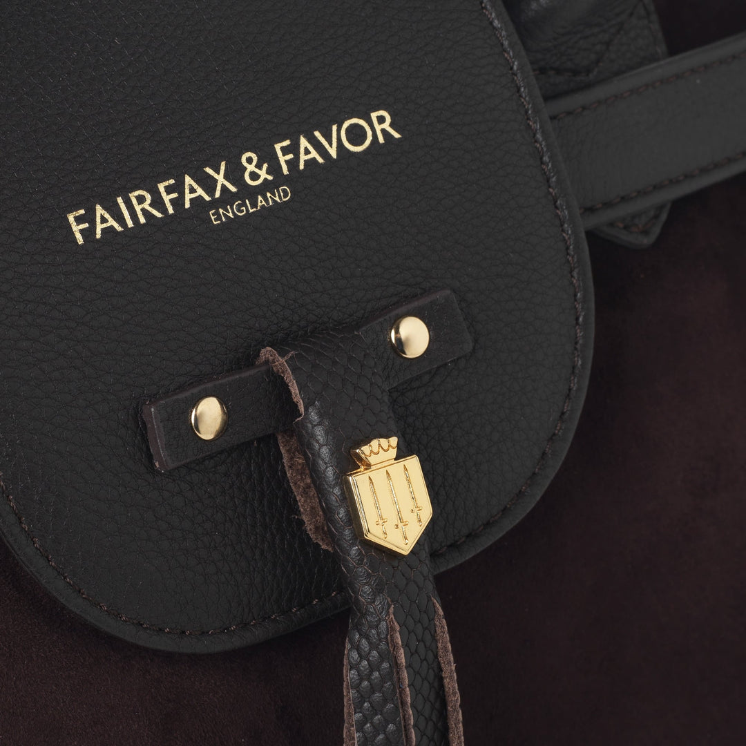 Fairfax & Favor Ladies Windsor Suede Handbag