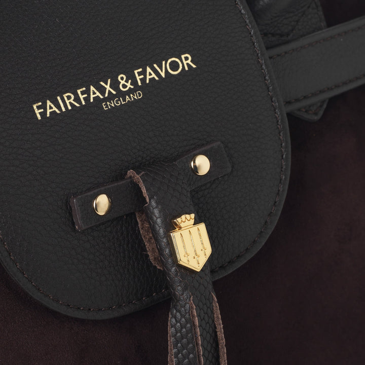Fairfax & Favor Ladies Windsor Suede Handbag