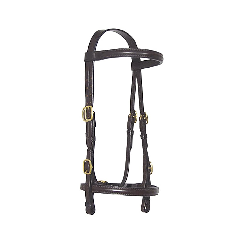 The Ascot In Hand Bridle in Black#Black