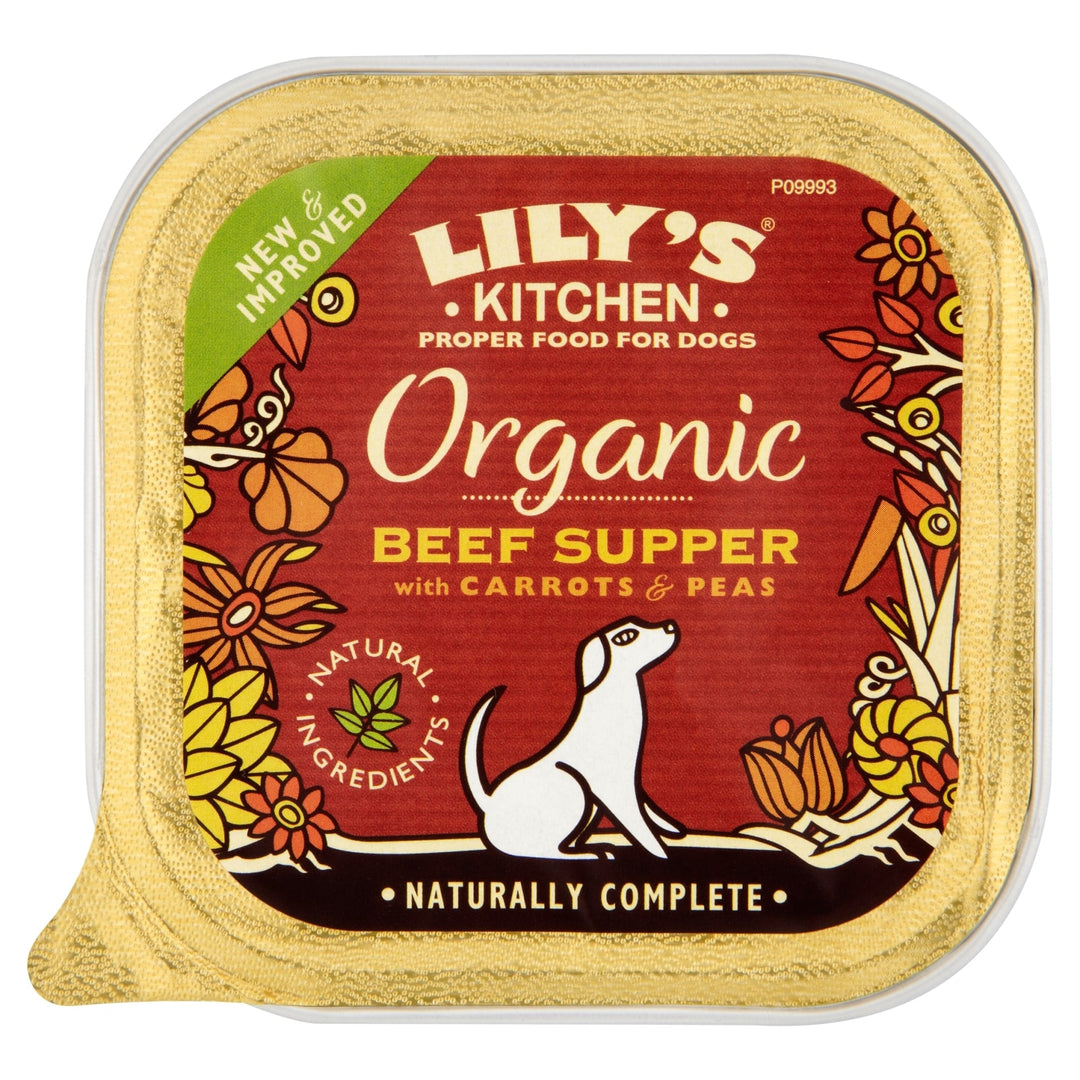 Lilys Kitchen Organic Beef Supper for Dogs 150g