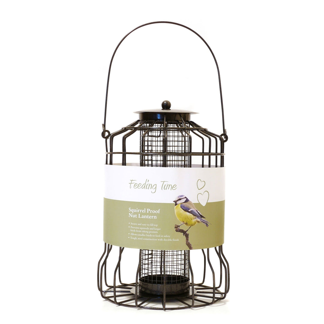 The Rosewood Squirrel Proof Nut Lantern in Black#Black