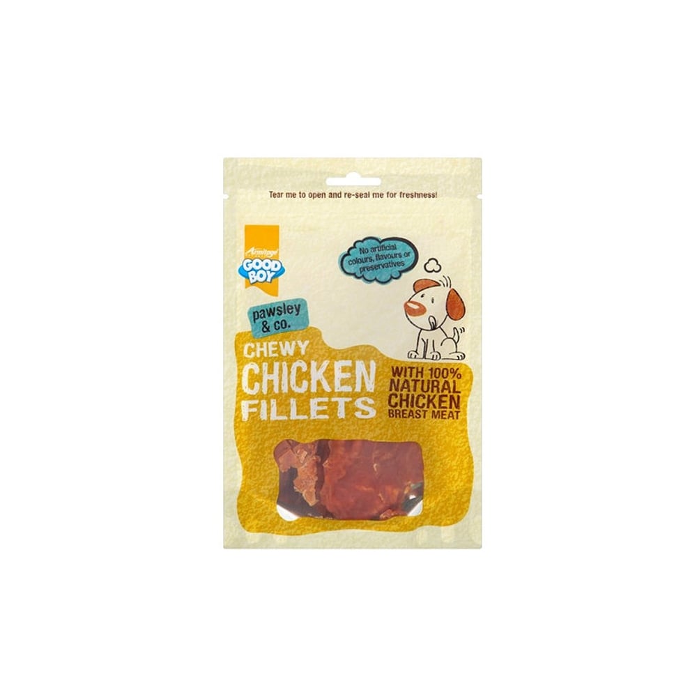 Good Boy Chewy Chicken Fillets Dog Treats 80g