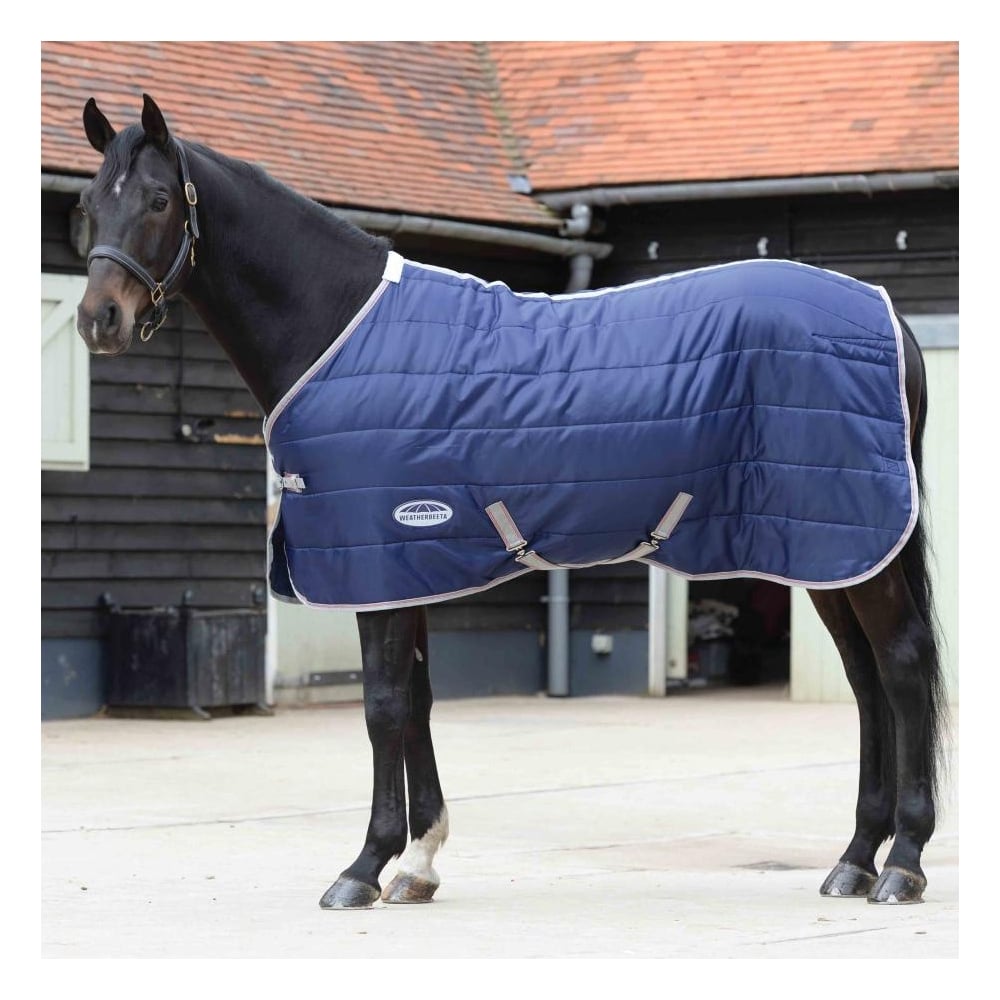 The Weatherbeeta Comfitec 210D Channel Quilt 110g Lite Standard Stable Rug in Navy#Navy