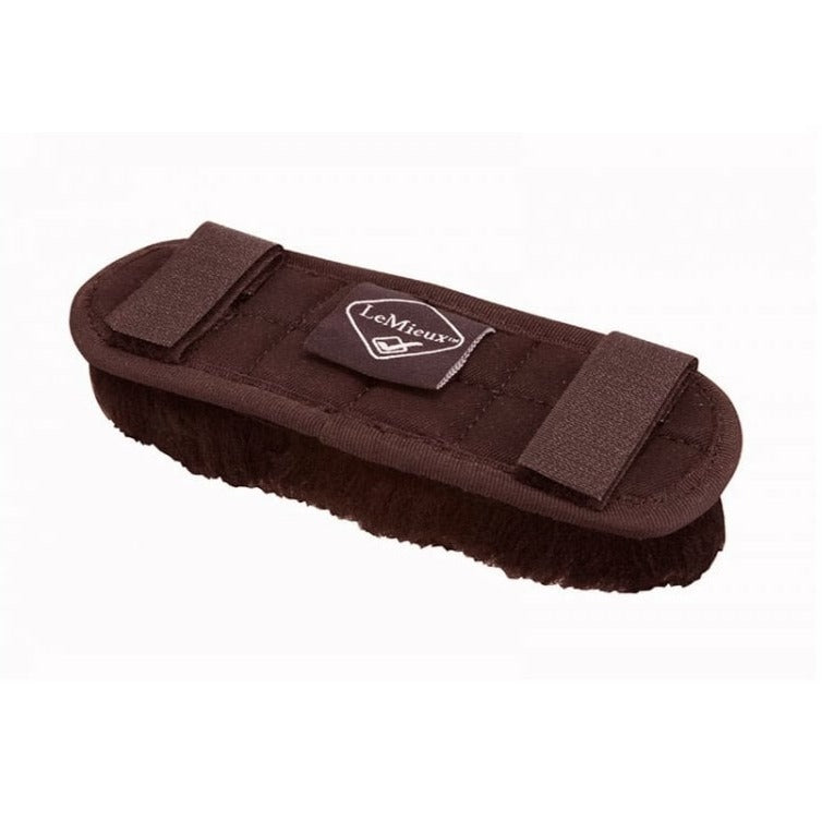 The LeMieux ProLambskin M+ Noseband Guard in Brown#Brown