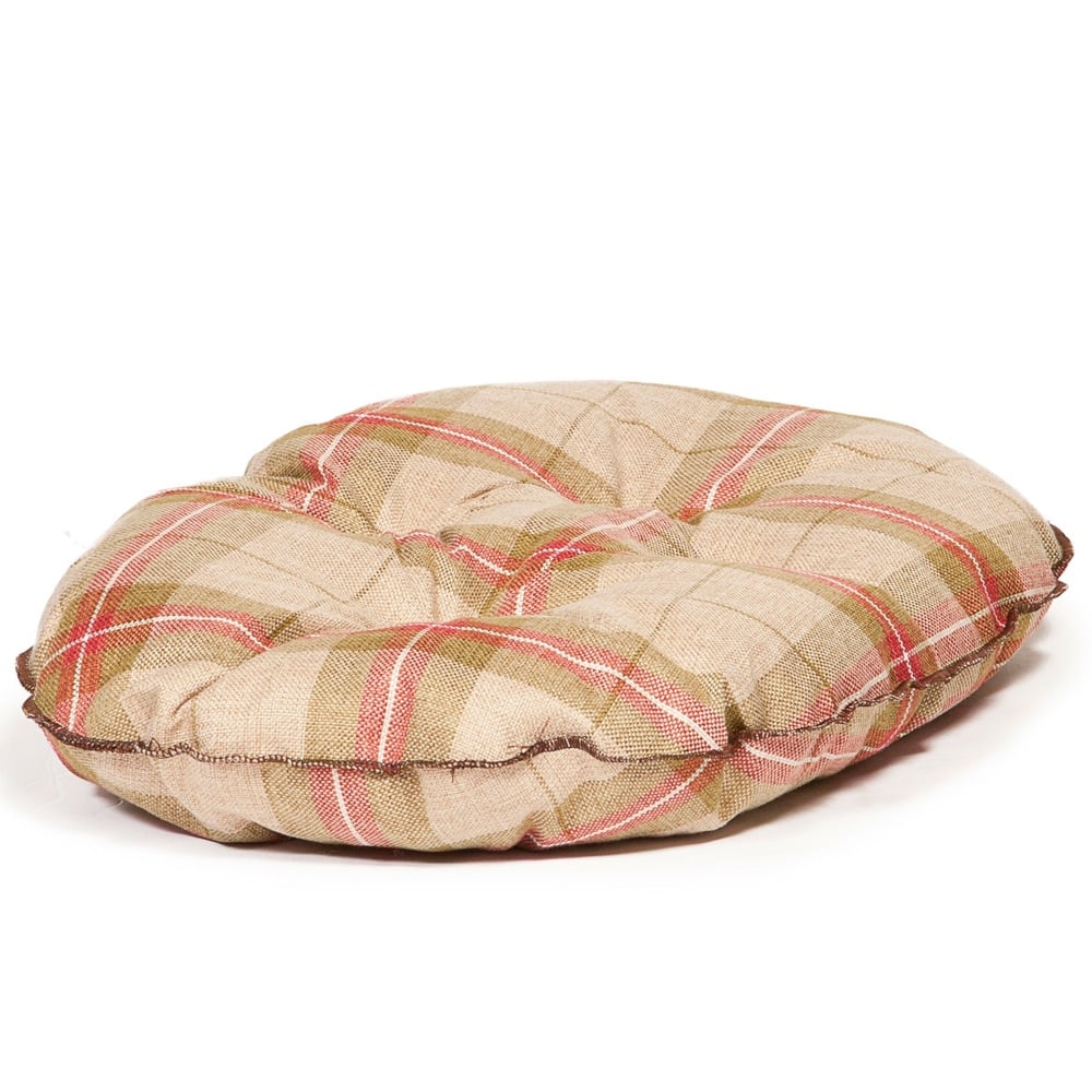 The Danish Design Newton Moss Quilted Pet Mattress in Beige Check#Beige Check