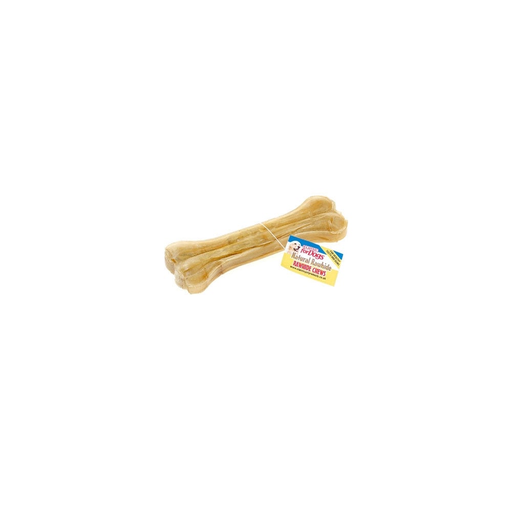 Rawhide Medium Pressed Knuckle Bones Dog Treats (20x6.5inch 20 x 6.5inch