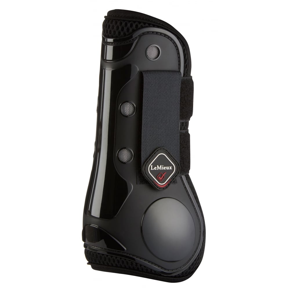 The LeMieux Derby ProJump Tendon Boots in Black#Black