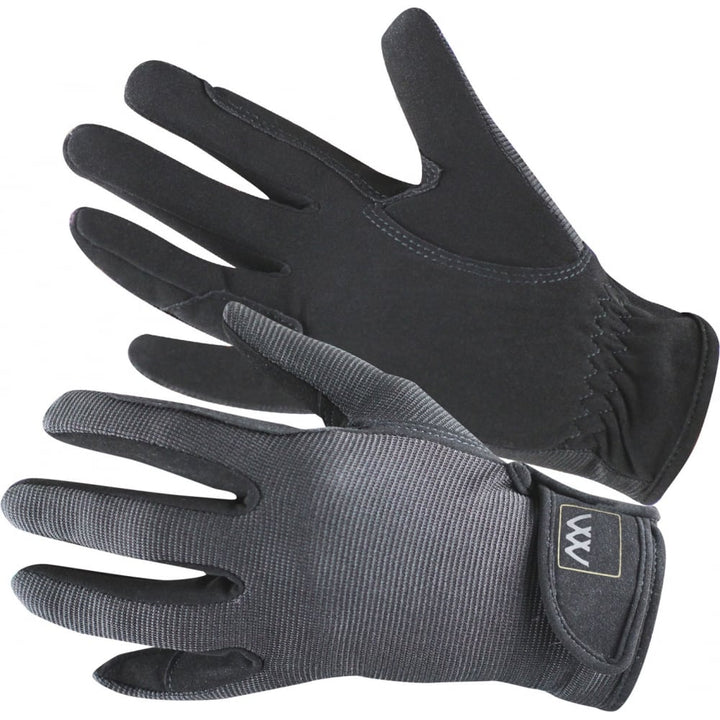 The Woof Wear Grand Prix Competiton Riding Gloves in Black#Black