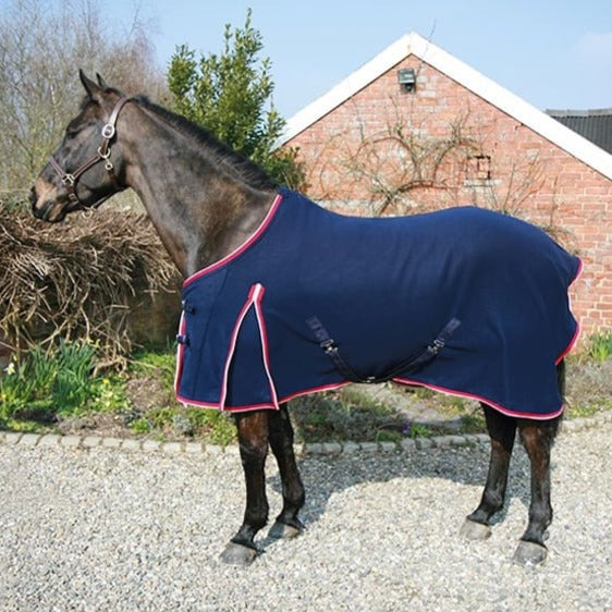 The Wolseley Essentials Fleece Rug in Navy#Navy