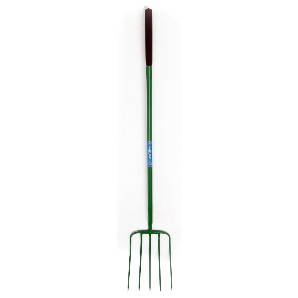 FynaLite 5 Prong Manure Fork Long Handle