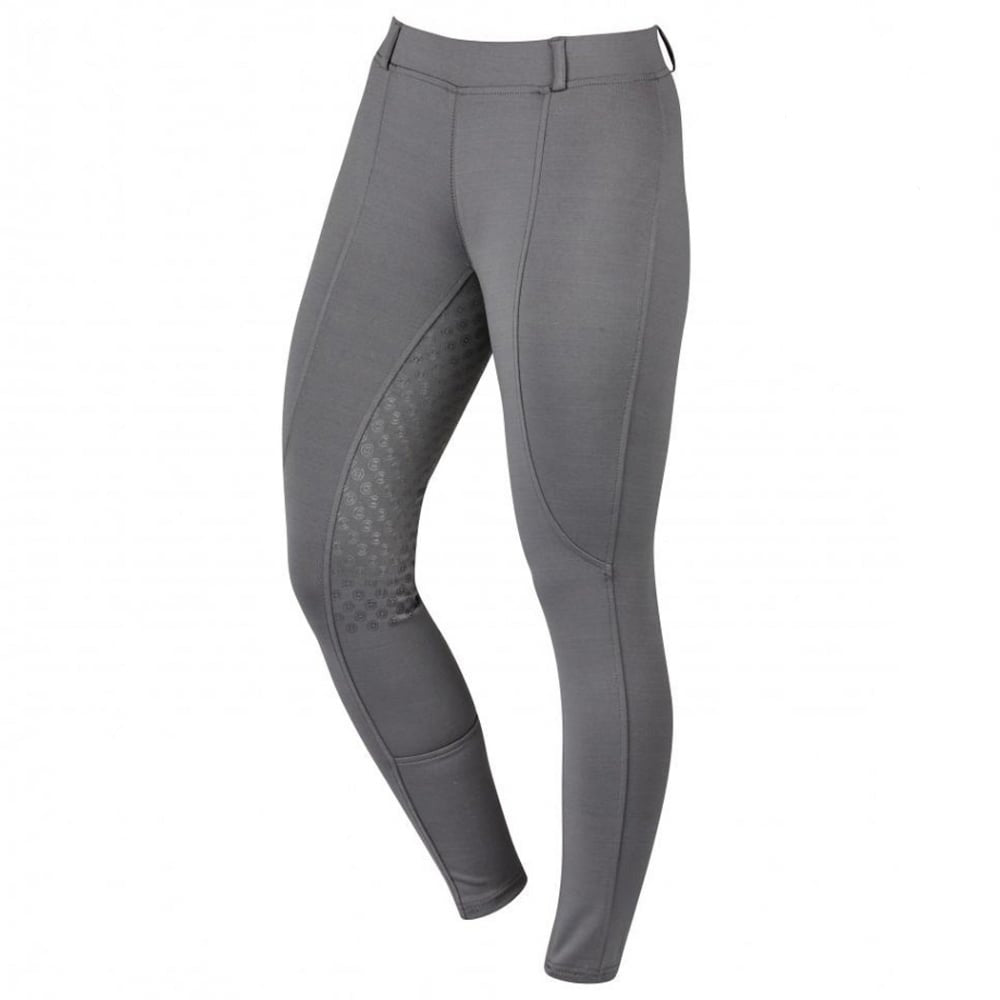 The Dublin Ladies Cool It Gel Riding Tights in Grey#Grey