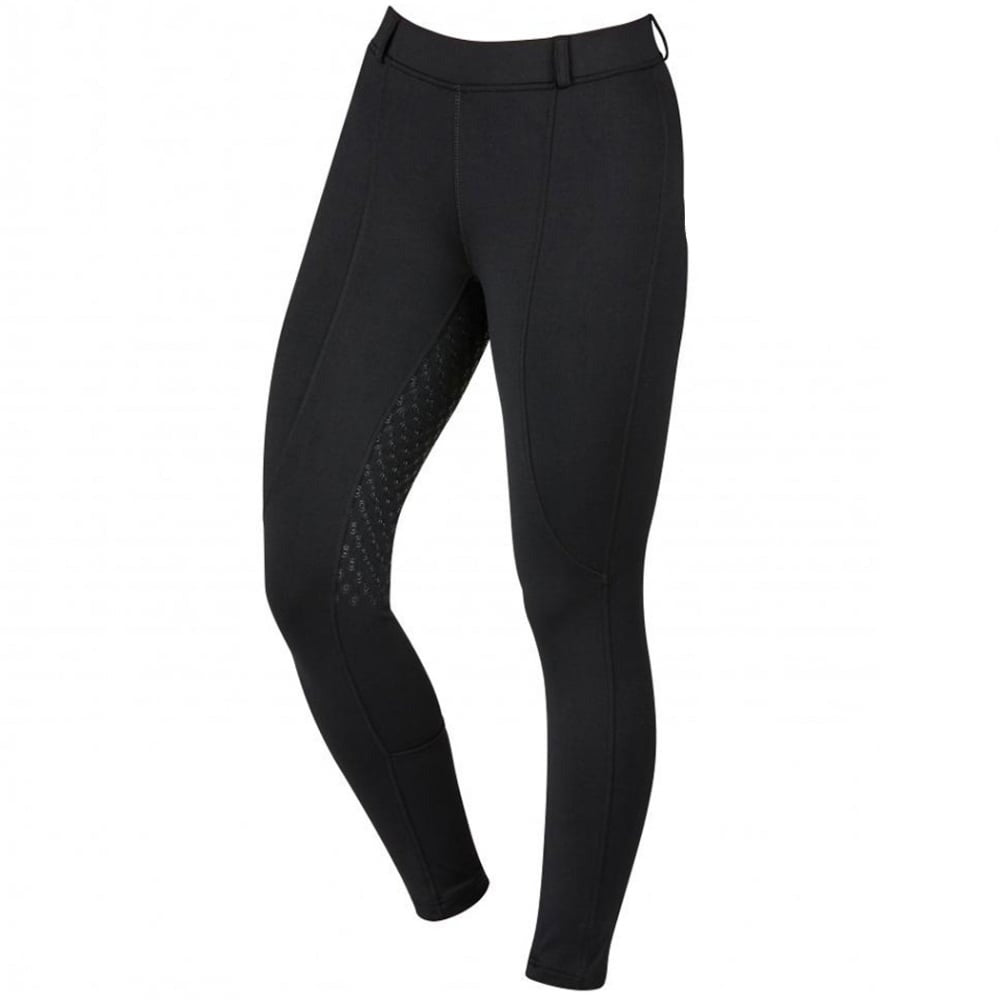 The Dublin Ladies Cool It Gel Riding Tights in Black#Black