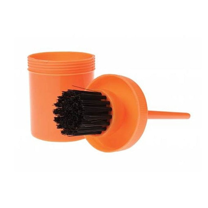 Roma Brights Hoof Oil Brush & Bottle in Orange#Orange