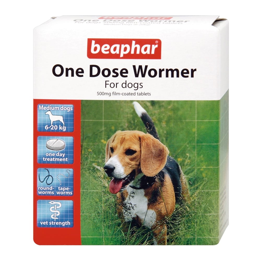 Beaphar One Dose Wormer For Dogs 2 Pack