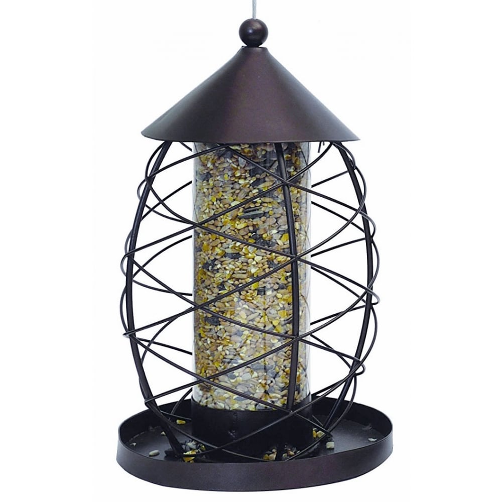 Rosewood Antique Lantern Seed Feeder