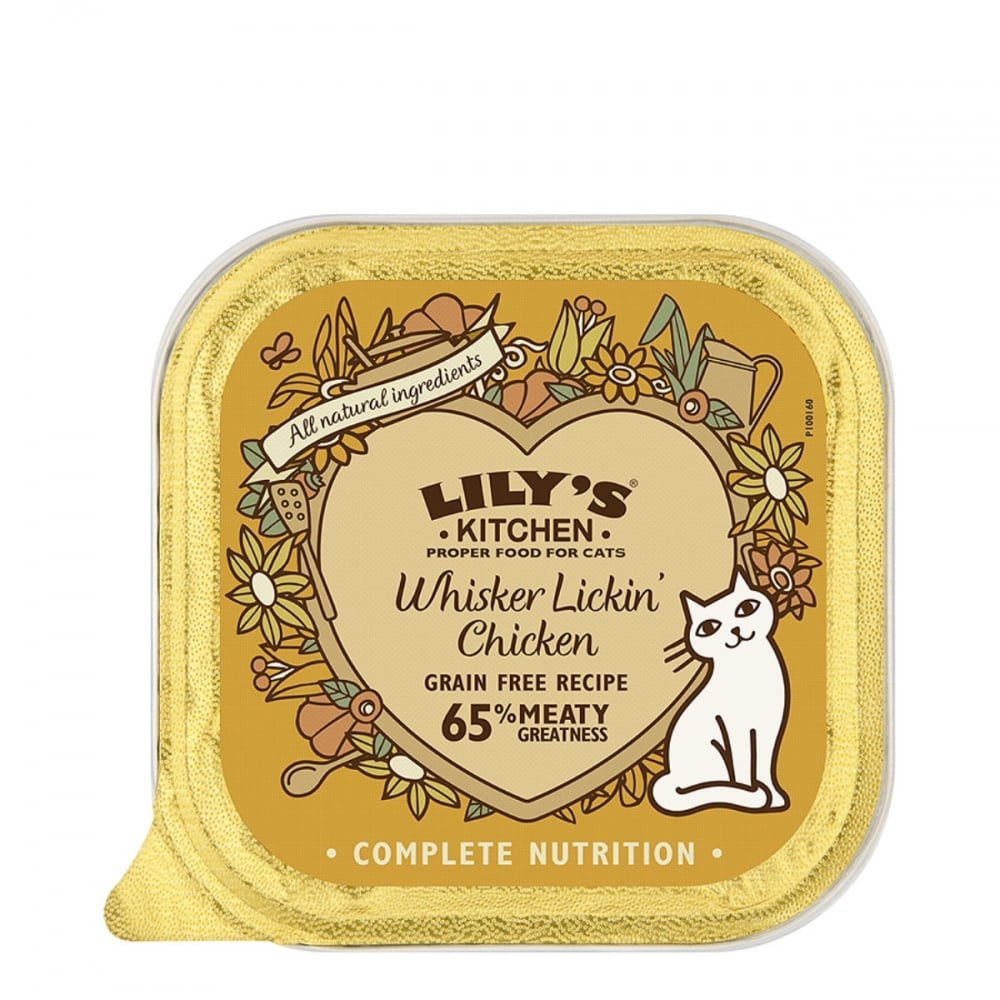 Lily's Kitchen Grain Free Whisker Lickin' Chicken for Cats 85g