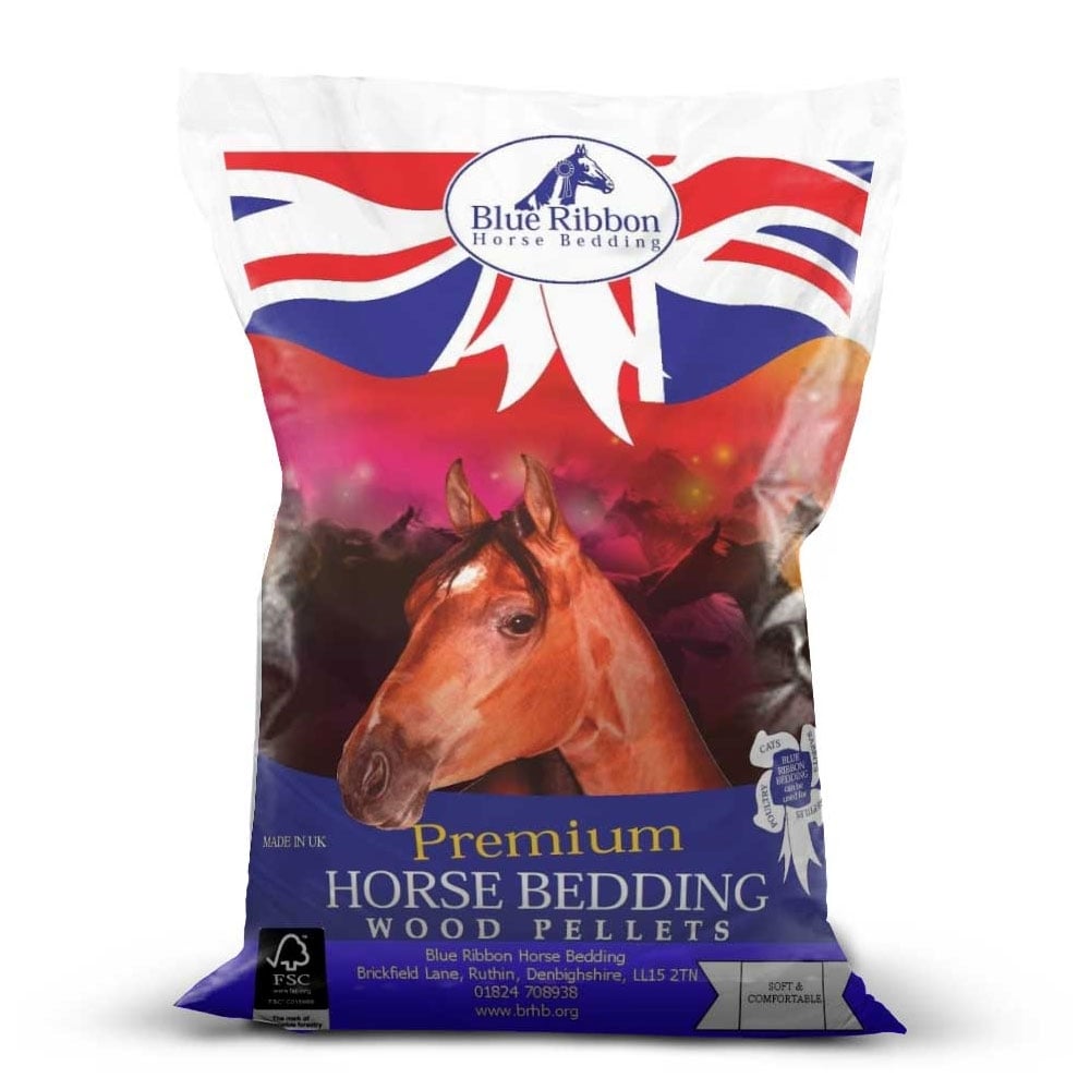 Blue Ribbon Premium Wood Pellet Horse Bedding 15kg