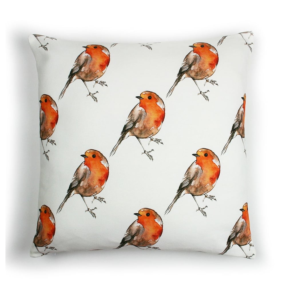 Clare Baird Robin Cushion