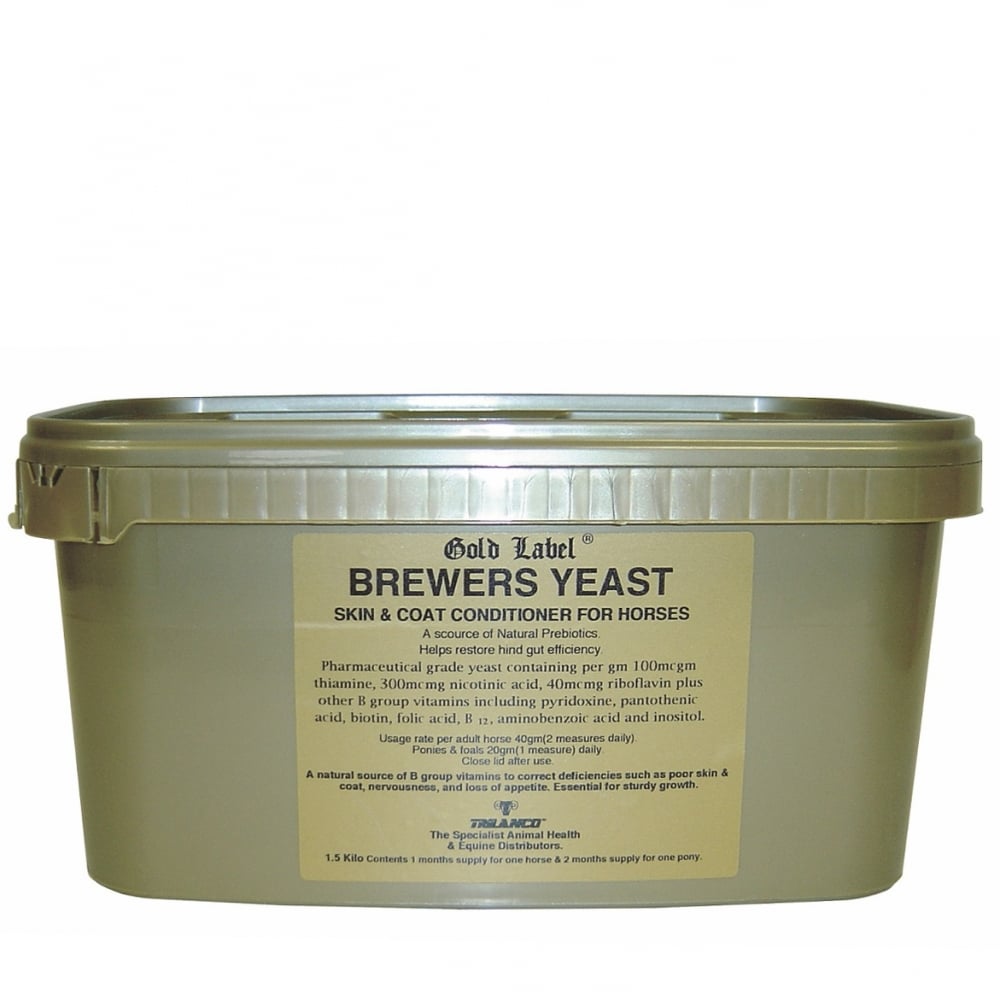 Gold Label Brewers Yeast Horse and Pony Supplement 1.5kg