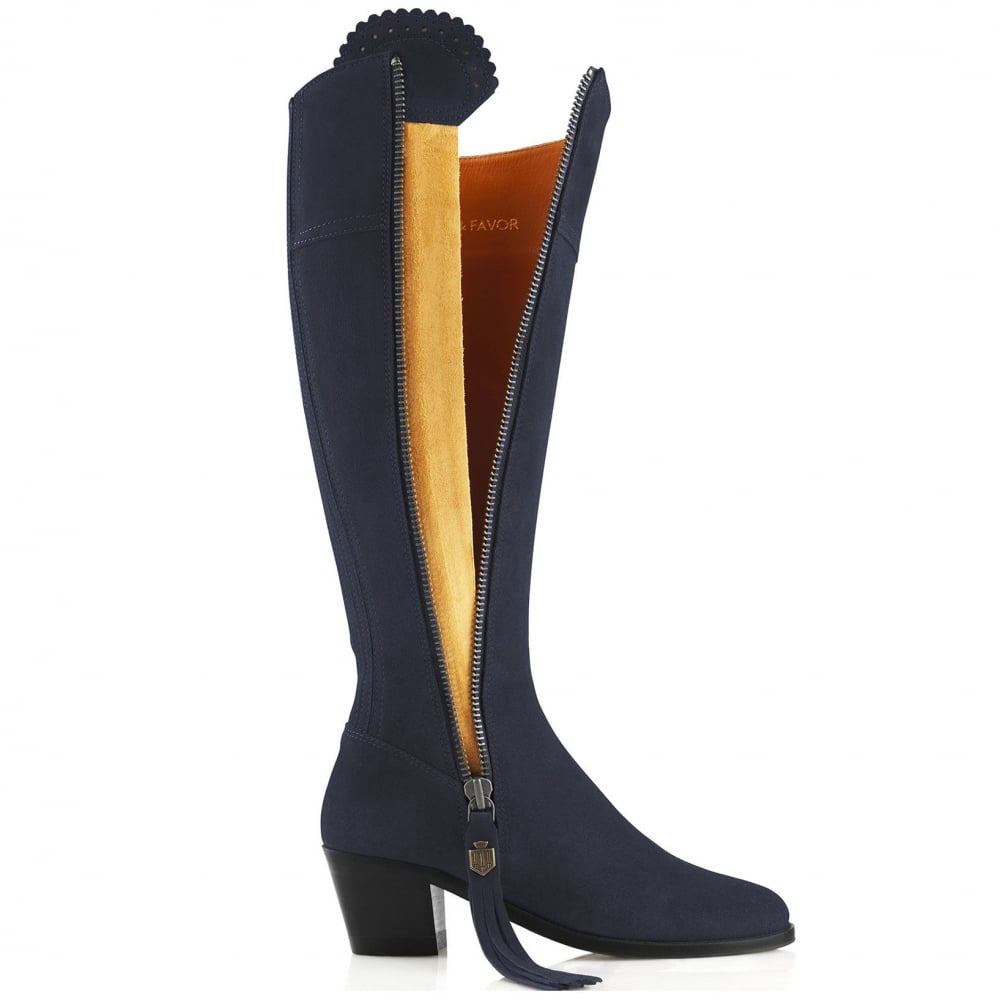 Fairfax & Favor Ladies Regina Suede Heeled Boot