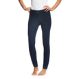 The Ariat Ladies Tri Factor Grip Knee Patch Breeches in Navy#Navy