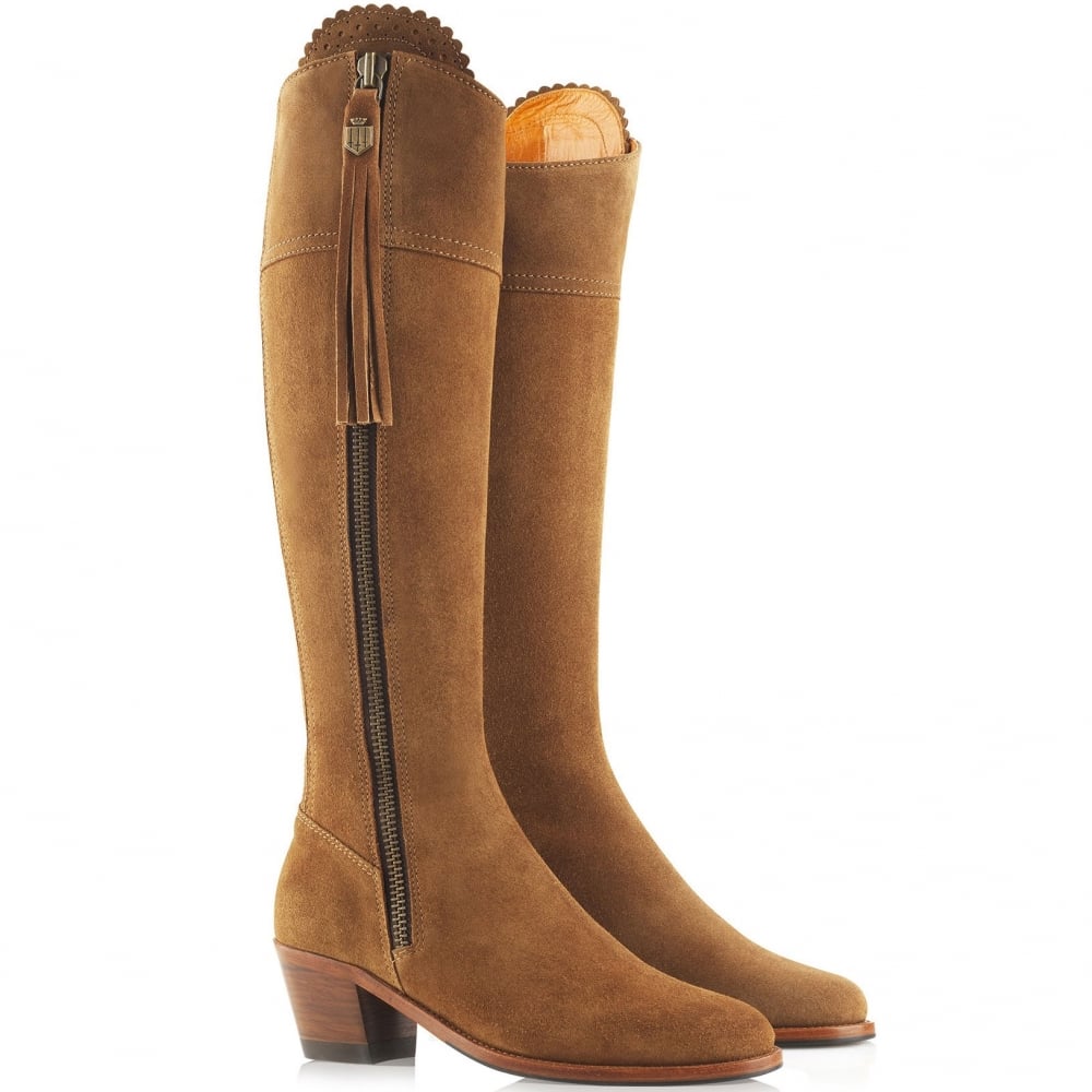 Fairfax & Favor Ladies Heeled Regina Sporting Fit Suede Boot