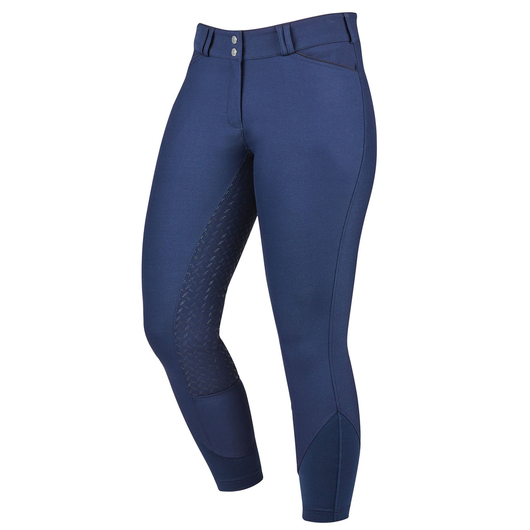 The Dublin Ladies Prime Gel Full Seat Breeches in Navy#Navy