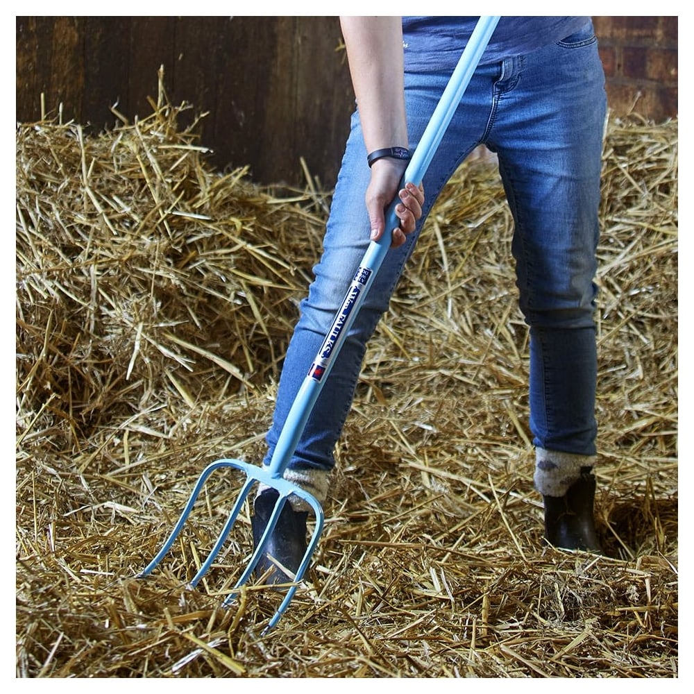 Faulks 4 Prong All Steel Manure Fork